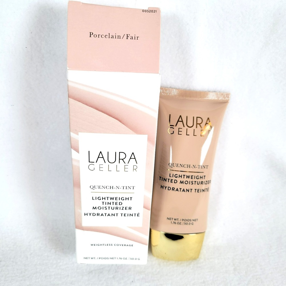 Laura Geller Quench-Tint Lightweight Tinted Moisturizer Porcelain 1.76 oz Liquid